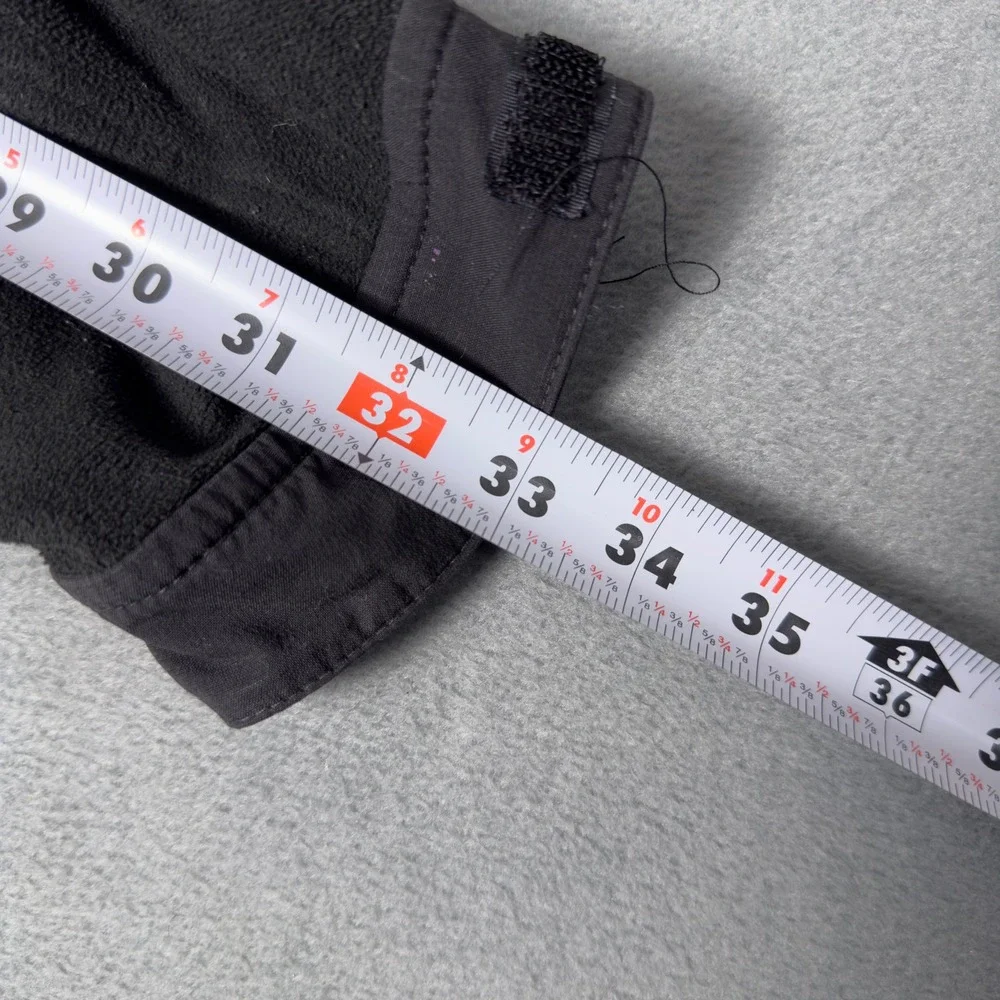 The North‎ Face Windstopper Fleece Softshell Full Zip Jacket Black Mens Medium